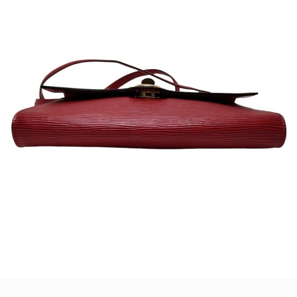 Authentic Louis Vuitton Crossbody Bag Arche Red Epi - Picture 4 of 15